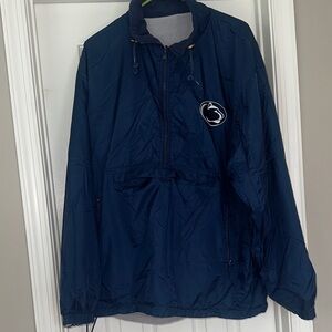 Champion Penn state fleece reversible pullover jacket